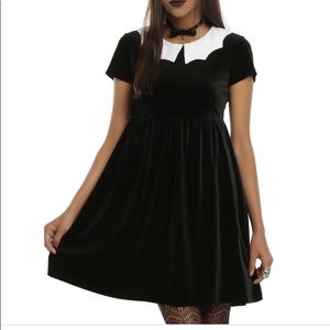Bat Royalty Bat Wing Collar Dress